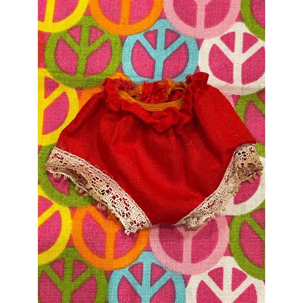Vintage Red Julie Doll Undies #49